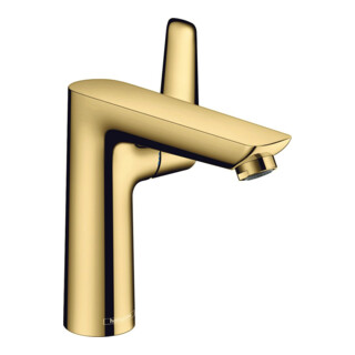 hansgrohe Mitigeur lavabo monocommande 150 Talis E avec vidage, or poli