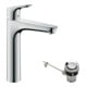 hansgrohe Mitigeur lavabo monocommande 190 Focus avec vidage à tirette, chrome