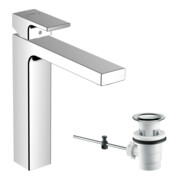 hansgrohe Mitigeur lavabo monocommande 190 Vernis Shape avec vidage à tirette, chrome-2