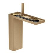 hansgrohe Mitigeur lavabo monocommande 230 Axor MyEdition A 196 mm, avec vidage poussoir, sans plaque, bronze brossé