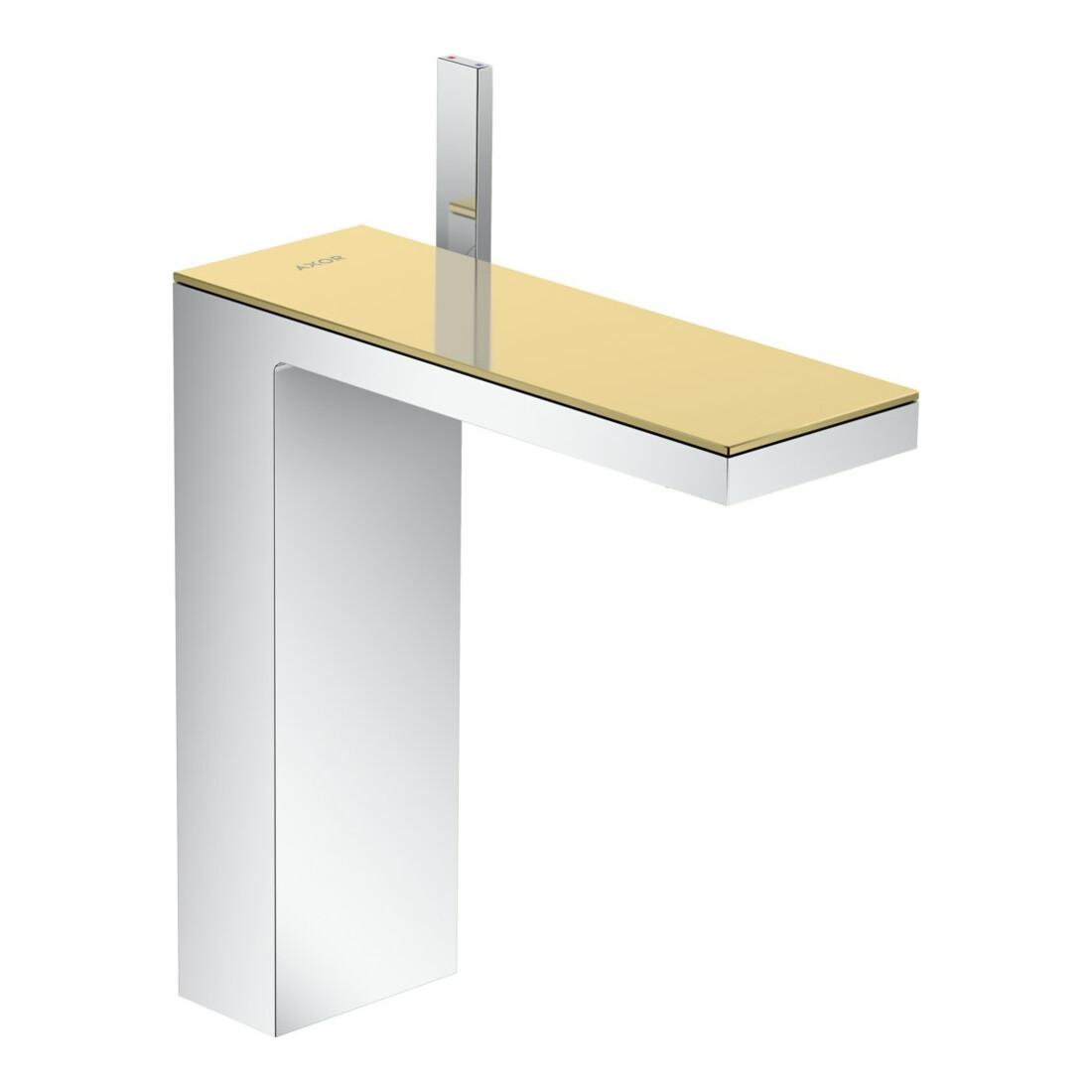 hansgrohe Mitigeur lavabo monocommande 230 Axor MyEdition A 196 mm, avec vidage poussoir, sans plaque, chrome