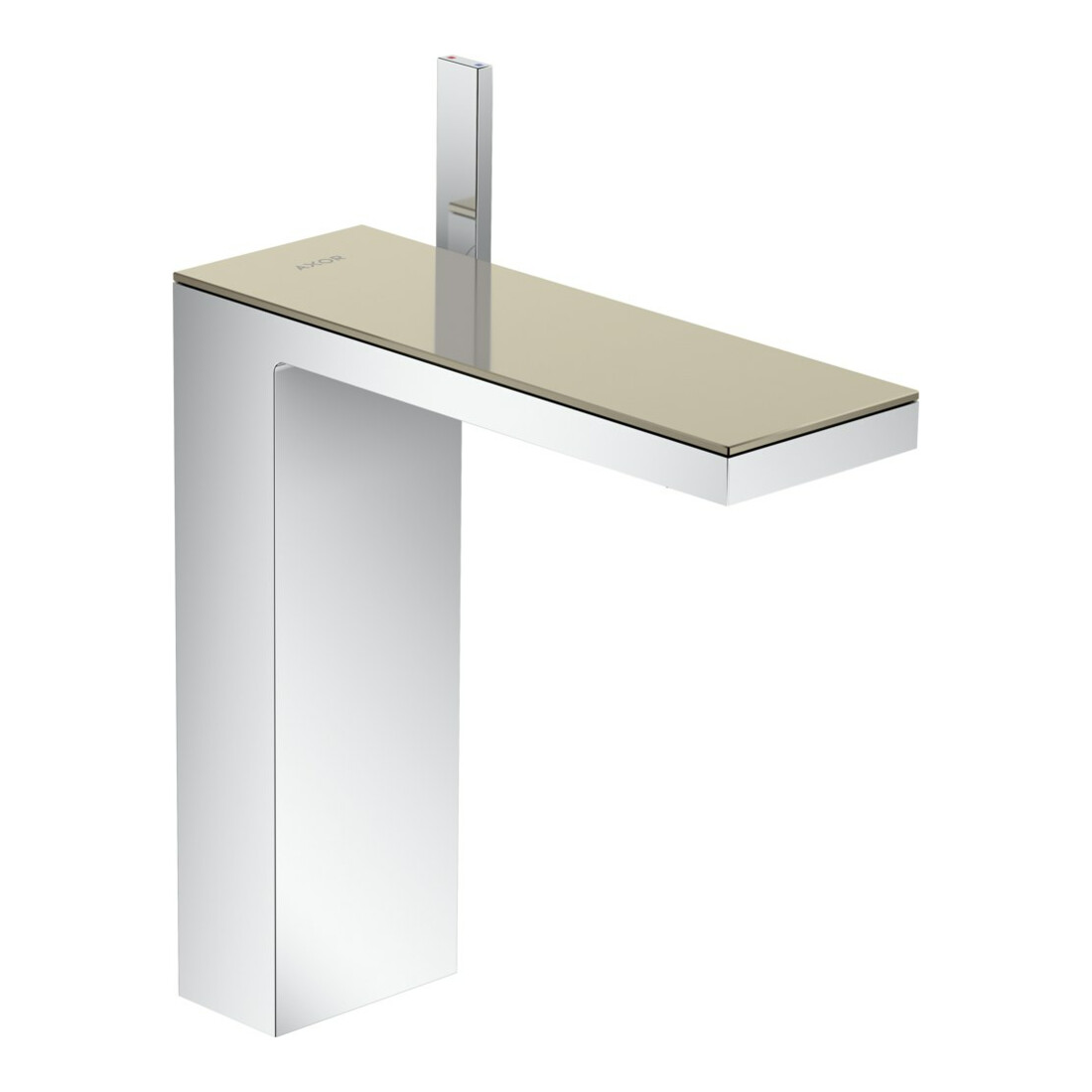 hansgrohe Mitigeur lavabo monocommande 230 Axor MyEdition A 196 mm, avec vidage poussoir, sans plaque, chrome