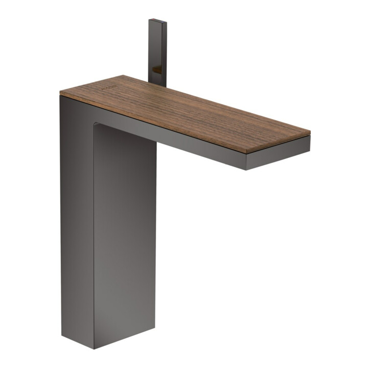hansgrohe Mitigeur lavabo monocommande 230 Axor MyEdition A 196 mm, avec vidage poussoir, sans plaque, poli bleu vc