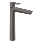 hansgrohe Mitigeur lavabo monocommande 240 Talis E avec vidage à tirette, chrome noir brossé