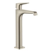 hansgrohe Mitigeur lavabo monocommande 250 Axor Citterio E A 163 mm, m HG, sans vidage, nickel brossé