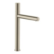 hansgrohe Mitigeur lavabo monocommande 260 Axor Uno A 198 mm, sans vidage, avec poignée, nickel brossé-3