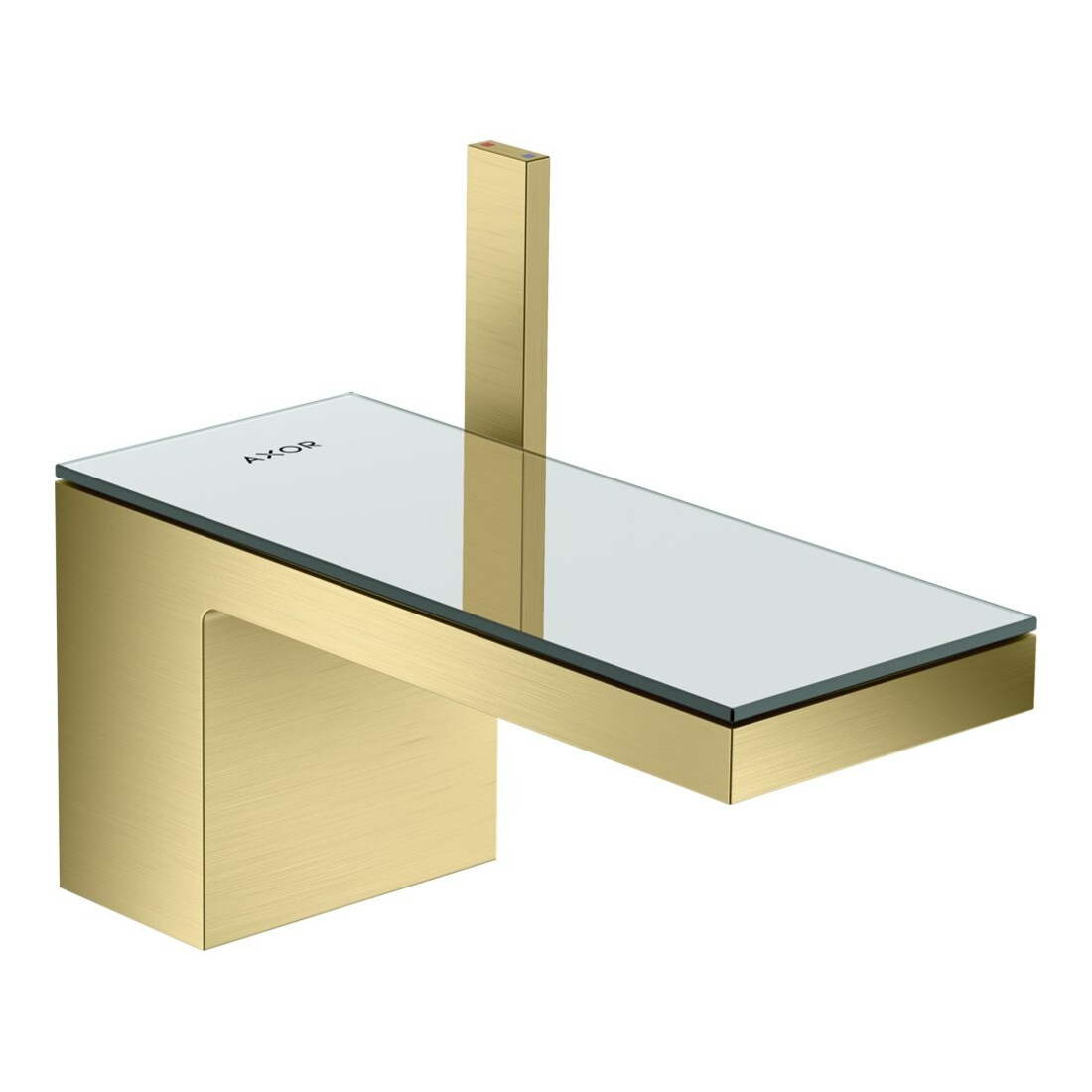 hansgrohe Mitigeur lavabo monocommande 70 Axor MyEdition A 151 mm, avec vidage push-open, sans plaque, brossé brun