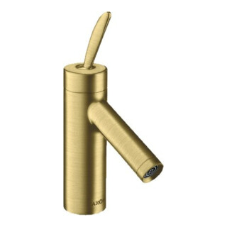 hansgrohe Mitigeur lavabo monocommande 70 Axor Starck Classic, bec 106 mm, avec vidage à tirette, brossé brun