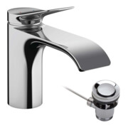 hansgrohe Mitigeur lavabo monocommande 80 Vivenis avec vidage à tirette, chrome-3