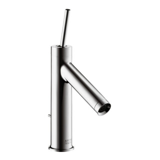 hansgrohe Mitigeur lavabo monocommande 90 Axor Starck A 112 mm, avec poignée à broche, avec tirette, chromé