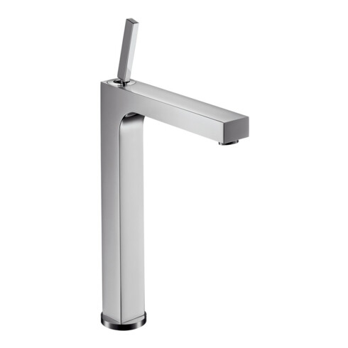 hansgrohe Mitigeur lavabo monocommande Axor Citterio 280 A 201 mm, poignée à bouton, tirette, chrome