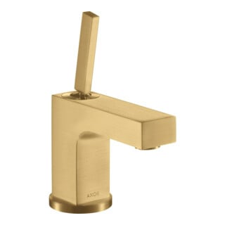 hansgrohe Mitigeur lavabo monocommande Axor Citterio 80 A 104 mm, avec poignée à tige, tirette, pour HWB