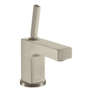 hansgrohe Mitigeur lavabo monocommande Axor Citterio 80 A 104mm, avec poignée à broche, tirette, pour HWB