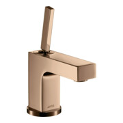 hansgrohe Mitigeur lavabo monocommande Axor Citterio 80 A 104mm, avec poignée à tige, tirette, pour HWB