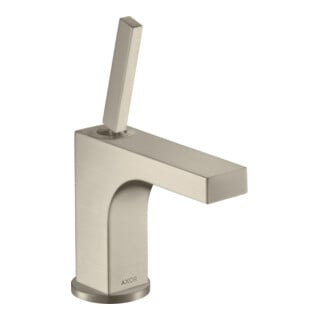 hansgrohe Mitigeur lavabo monocommande Axor Citterio 90 A 110mm, avec poignée à tige, tirette, pour HWB
