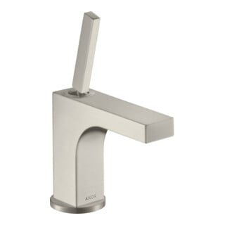 hansgrohe Mitigeur lavabo monocommande Axor Citterio 90 A 110mm, avec poignée à tige, tirette, pour HWB