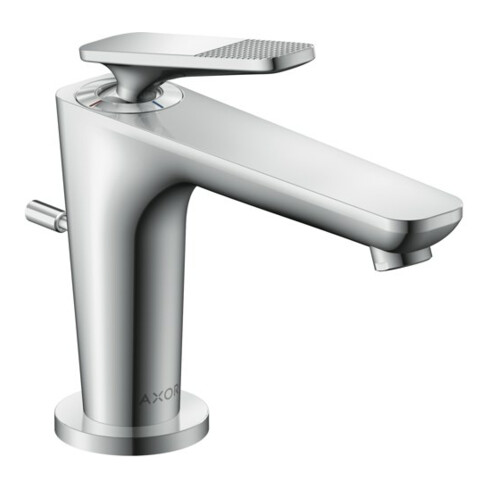 hansgrohe Mitigeur lavabo monocommande Axor Citterio C CoolSt cubic cut, c, H 128 mm, tirette évacuation garantie