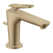hansgrohe Mitigeur lavabo monocommande Axor Citterio C CoolSt cubic cut, H I P 128mm, tirette, garantie