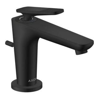 hansgrohe Mitigeur lavabo monocommande Axor Citterio C CoolSt cubic cut, ms, H 128 mm, tirette évacuation garantie