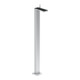 hansgrohe Mitigeur lavabo monocommande Axor MyEdition sol, avec vidage poussoir, avec plaque, chrome/verre noir brillant-1