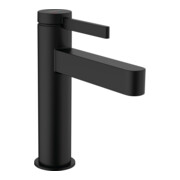 hansgrohe Mitigeur lavabo monocommande Finoris CSt, A 139 mm, avec vidage poussoir, noir mat