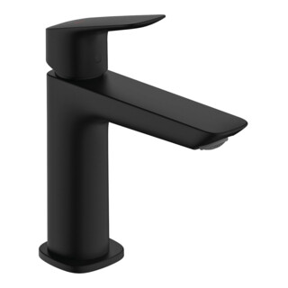 hansgrohe Mitigeur lavabo monocommande Logis o évac., avec CSt, encastré, bec 121 mm, mat noir