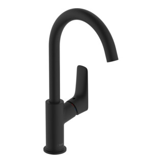 hansgrohe Mitigeur lavabo monocommande Logis sans garniture de vidage, avec bec pivotant