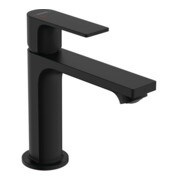 hansgrohe Mitigeur lavabo monocommande Rebris E 110 CoolSt avec tirette métal, mat noir