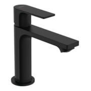 hansgrohe Mitigeur lavabo monocommande Rebris E 110 CoolSt avec vidage à tige, noir mat
