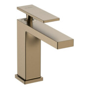 hansgrohe Mitigeur lavabo monocommande Tecturis E A 144 mm, avec tirette, bronze brossé