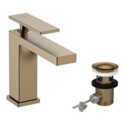 hansgrohe Mitigeur lavabo monocommande Tecturis E A 144 mm, avec vidage à tirette, bronze brossé-3