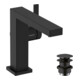 hansgrohe Mitigeur lavabo monocommande Tecturis E A 155 mm, avec vidage push-open, noir mat