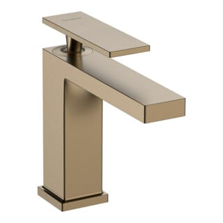 hansgrohe Mitigeur lavabo monocommande Tecturis E bec 144 mm, sans garniture, bronze brossé