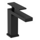 hansgrohe Mitigeur lavabo monocommande Tecturis E, bec 144 mm, tirette, noir mat-1