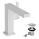 hansgrohe Mitigeur lavabo monocommande Tecturis E bec 155 mm, avec vidage tirant, blanc mat-3