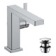 hansgrohe Mitigeur lavabo monocommande Tecturis E, bec 155 mm, vidage push-open, chrome