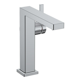 hansgrohe Mitigeur lavabo monocommande Tecturis E bec 157 mm, avec vidage push-open, chrome
