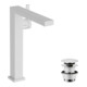 hansgrohe Mitigeur lavabo monocommande Tecturis E bec 197 mm, avec vidage push-open, blanc mat-3