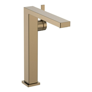 hansgrohe Mitigeur lavabo monocommande Tecturis E F 243 mm, avec vidage poussoir, bronze brossé