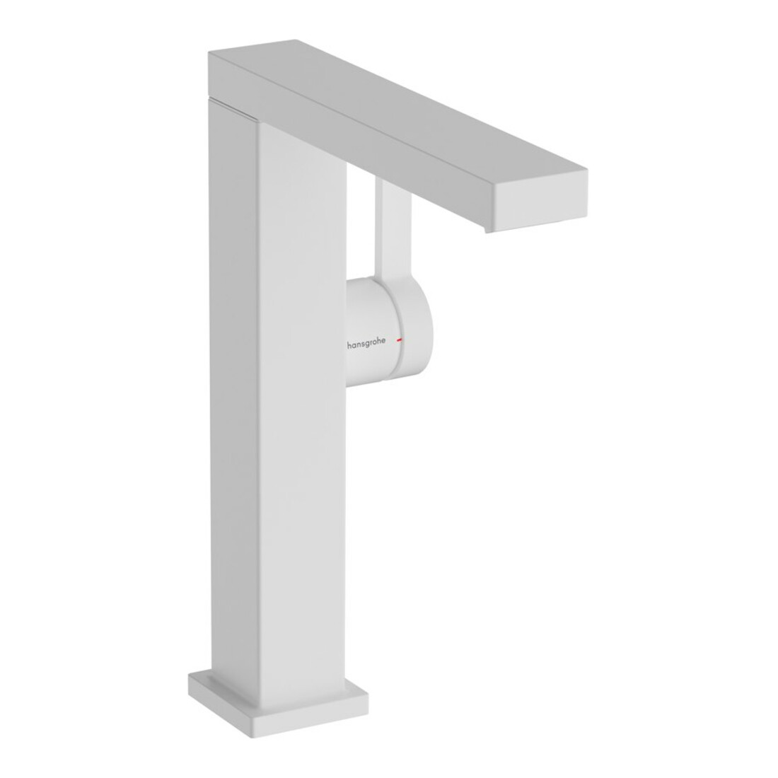 hansgrohe Mitigeur lavabo monocommande Tecturis E F, bec 157 mm, avec vidage push-open, blanc mat