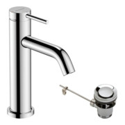 hansgrohe Mitigeur lavabo monocommande Tecturis S, bec 116 mm, avec tirette, chrome-3