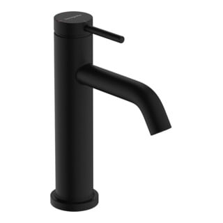 hansgrohe Mitigeur lavabo monocommande Tecturis S, bec 116 mm, sans garniture, noir mat