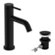 hansgrohe Mitigeur lavabo monocommande Tecturis S, bec 116 mm, tirette, noir mat-3