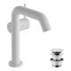 hansgrohe Mitigeur lavabo monocommande Tecturis S, bec 139 mm, avec vidage push-open, blanc mat-3