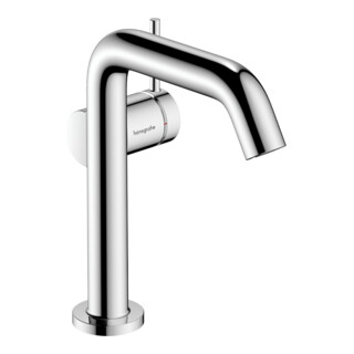 hansgrohe Mitigeur lavabo monocommande Tecturis S, bec 139 mm, vidage poussoir, chrome