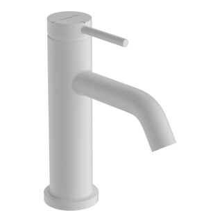 hansgrohe Mitigeur lavabo monocommande Tecturis S Sortie 108 mm, sans vidage, blanc mat