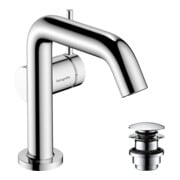 hansgrohe Mitigeur lavabo monocommande Tecturis S, sortie 130 mm, avec vidage poussoir, chrome-3