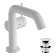 hansgrohe Mitigeur lavabo monocommande Tecturis S Sortie 130 mm, avec vidage push-open, blanc mat-3