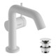 hansgrohe Mitigeur lavabo monocommande Tecturis S Sortie 130 mm, avec vidage push-open, blanc mat-4