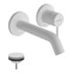 hansgrohe Mitigeur lavabo monocommande Tecturis S UP, p. montage mural, bec 165 mm, blanc mat-3